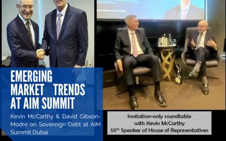 Explore Kevin McCarthy’s remarks on sovereign debt, market instability, and global collaboration at AIM Summit Dubai’s leadership forum.