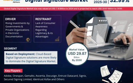 Digital Signature Market Trends 2025–2030: Outlook, Value & Key Companies