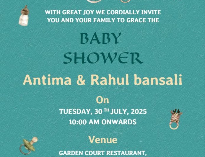 Make Your Celebration Shine with Free Editable Baby Shower Video Invitation Templates