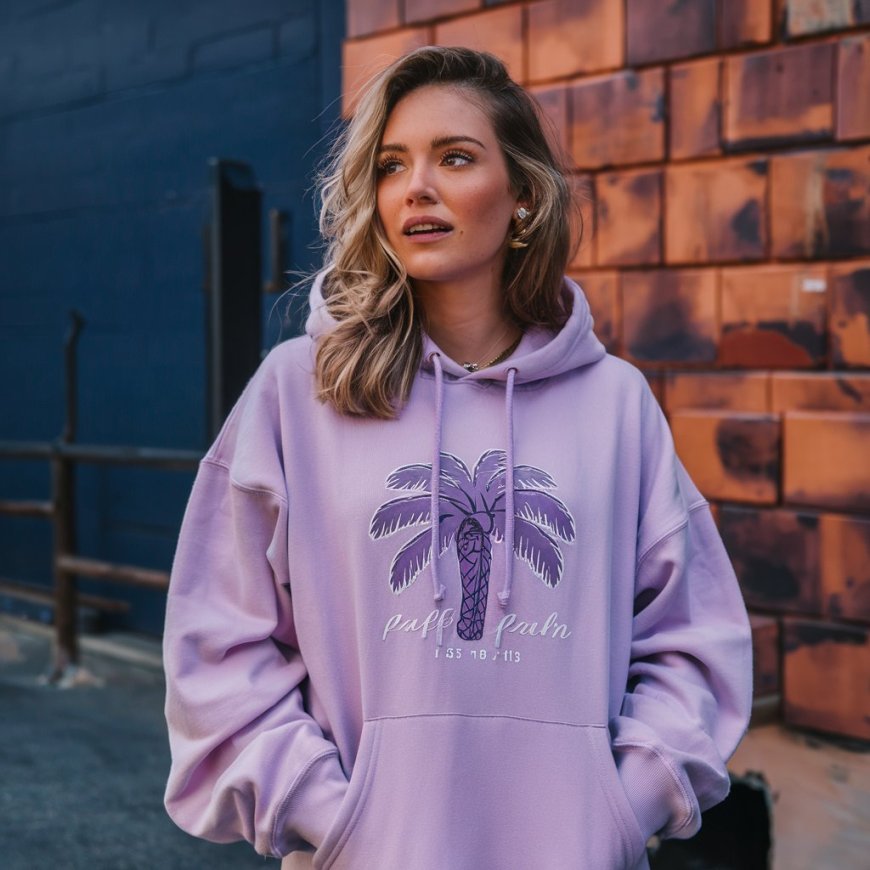 Pink Palm Puff Hoodie & Collection Redefining Streetwear with Soft Power