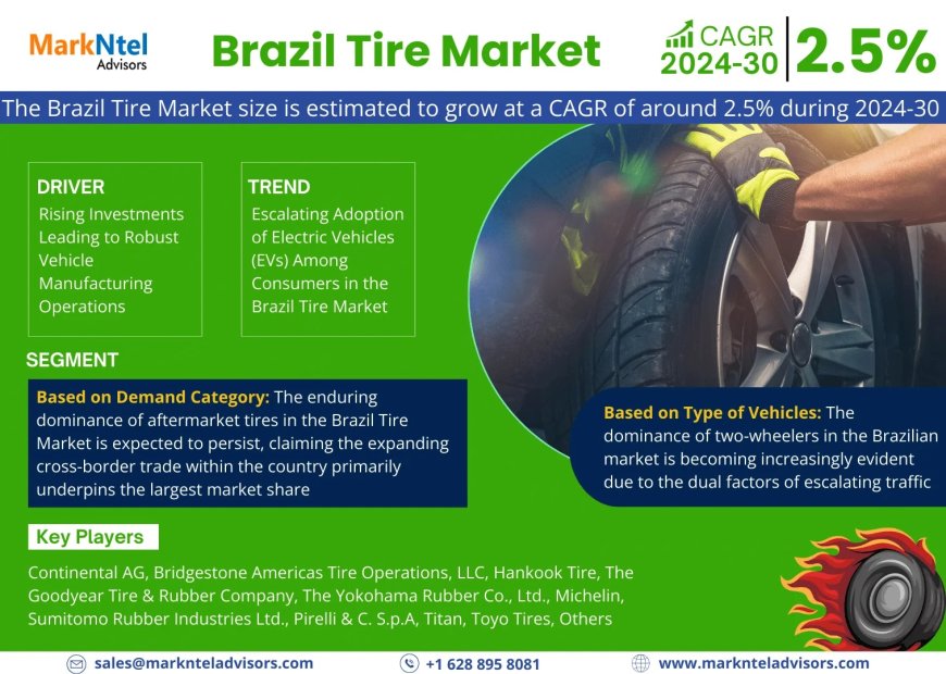 Brazil Tire Market Trends 2024–2030: Outlook, Value & Key Companies